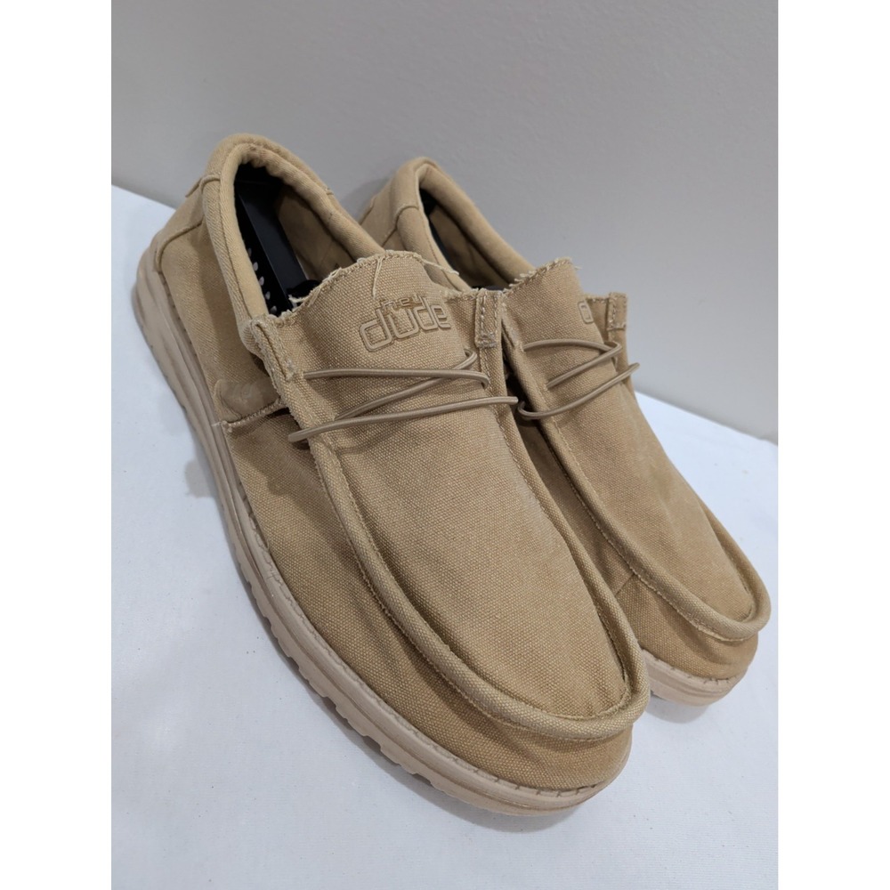 Hey Dude Wally Classic Chestnut Tan Mens 12 Casual Slip On Shoes 110061602